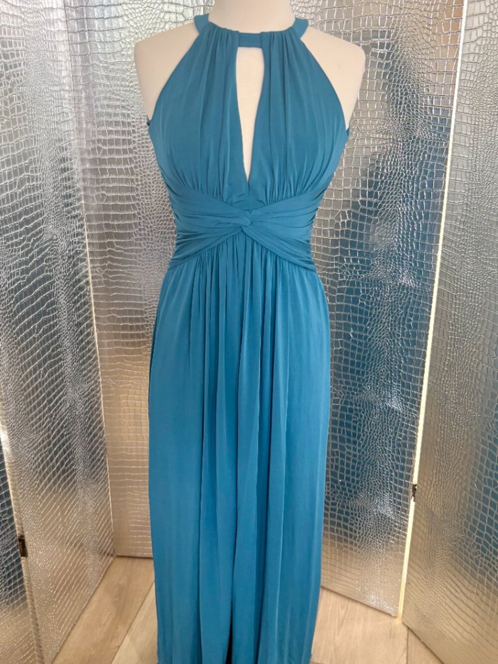 BCBG Max Azria Bright Teal Christiana Dress NWT